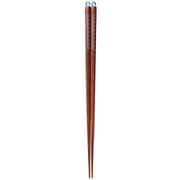 ISSOU 先角箸 若狭塗 粋柄 玉響/風 23cm