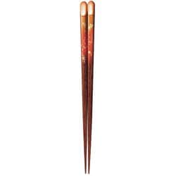 ISSOU 先角箸 若狭塗 粋柄 陽炎 20.5cm