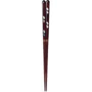 ISSOU 箸 若狭塗 粋柄 浮菱貝 23cm