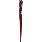 ISSOU 箸 若狭塗 粋柄 浮菱貝 21cm