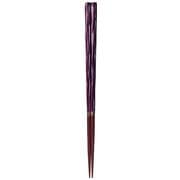 ISSOU 箸 若狭塗 粋柄 陶彩 21cm