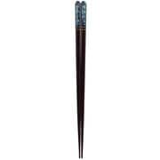 ISSOU 先角箸 若狭塗 粋柄 桜雨 24cm