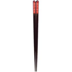 ISSOU 先角箸 若狭塗 粋柄 夏夜 21.5cm