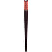 ISSOU 先角箸 若狭塗 粋柄 夏夜 21.5cm