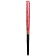 ISSOU 箸 若狭塗 粋柄 流彩 21cm すべり止