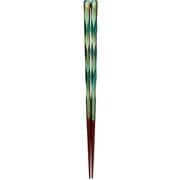 ISSOU 箸 若狭塗 粋柄 日照 23cm