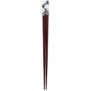 ISSOU 先角箸 若狭塗 粋柄 華菊 23cm