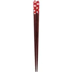 ISSOU 先角箸 若狭塗 粋柄 姫卯 20.5cm