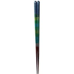 ISSOU 八角箸 若狭塗 粋柄 華麗 22.5cm