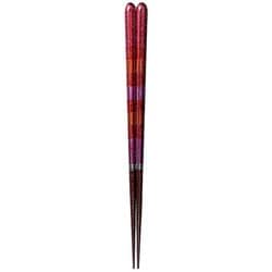 ISSOU 八角箸 若狭塗 粋柄 華麗 20.5cm