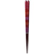 ISSOU 八角箸 若狭塗 粋柄 華麗 20.5cm