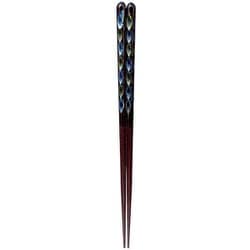 ISSOU 八角箸 若狭塗 粋柄 閃光 22.5cm