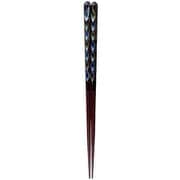 ISSOU 八角箸 若狭塗 粋柄 閃光 22.5cm