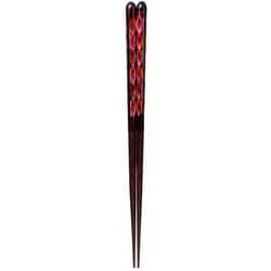 ISSOU 八角箸 若狭塗 粋柄 閃光 20.5cm