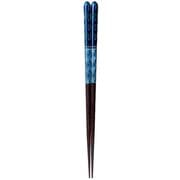 ISSOU 八角箸 若狭塗 粋柄 彩重 22.5cm