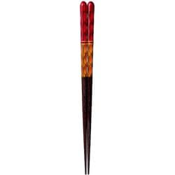 ISSOU 八角箸 若狭塗 粋柄 彩重 20.5cm