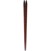 ISSOU 箸 若狭塗 粋柄 彫技 麻の葉 21cm