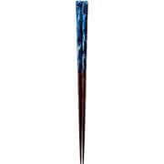 ISSOU 箸 若狭塗 粋柄 波音 23cm
