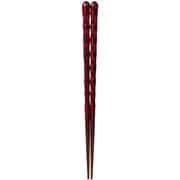 ISSOU 先角箸 若狭塗 粋柄 王道 根来 20.5cm