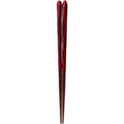 ISSOU 先角箸 若狭塗 粋柄 墨流し 根来 21cm