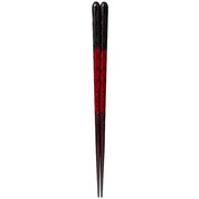 ISSOU 八角箸 若狭塗 粋柄 遊庵 曙 22.5cm
