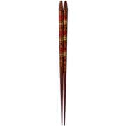 ISSOU 先角箸 若狭塗 粋柄 龍神 21cm