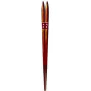 ISSOU 箸 若狭塗 粋柄 ゆらぎ 21cm