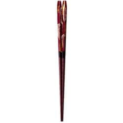 ISSOU 五角箸 若狭塗 粋柄 大花火 21cm