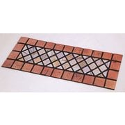 階段マット石タイル調 テラコッタ 235833