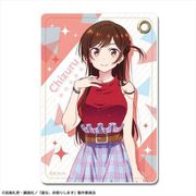 彼女、お借りします レザーパスケース デザイン01 水原千鶴 [キャラクターグッズ]