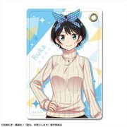 彼女、お借りします レザーパスケース デザイン03 更科瑠夏 [キャラクターグッズ]