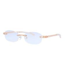 エルミー 老眼鏡/シニアグラス/リーディンググラス EMR 3001-1 +3.50 ライトブラウン