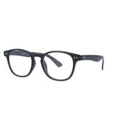 エルミー 老眼鏡/シニアグラス/リーディンググラス EMR 3003-1 +2.50 マットブラック