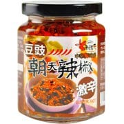 朝天 豆鼓辣椒醤 豆鼓入り辛味調味料（小） 105g
