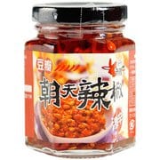 朝天 豆板辣椒醤 大豆入り辛味調味料(小) 105g
