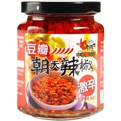 朝天 豆板辣椒醤 大豆入り辛味調味料（大） 240g