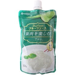 日世 果肉を楽しむフルーツソース アロエ 150g
