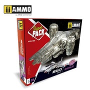 AMO-7809 ソリューションセット：メタリックカラー [プラモデル用塗料]