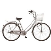 シティサイクル トラフィックホーム273-C 27インチ オートライト BAA 内装3段変速 シルバー MK-21-008
