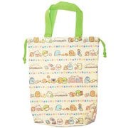 巾着シューズバッグ すみっコぐらし かわうそとキャンプ [キャラクターグッズ]