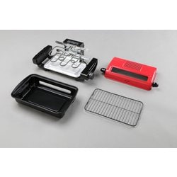 IRIS OHYAMA マルチロースター EMT-1101-R 新品未使用 マルチロースター 両面焼き EMT-1101-R レッド H568672