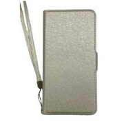 AC-AQS4 SHY SG [AQUOS sense4/AQUOS sense lite/AQUOS sense basic/AQUOS sense5G 用 手帳型ケース シャイニー シルバー]