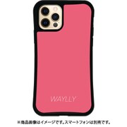 mksl-set-12-ppk [iPhone 12/iPhone 12 Pro 用 ケース WAYLLY-MK セット スモールロゴ ピーチピンク]