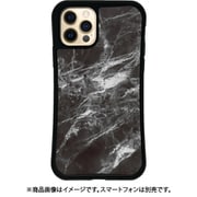 mkdrs-set-12-blk [iPhone 12/iPhone 12 Pro 用 ケース WAYLLY-MK セット 大理石 ブラック]