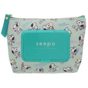 S2289539 [ポーチ seepo mini＋ PEANUTS スヌーピー ミントグリーン]