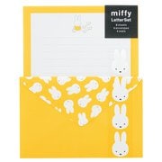 ミッフィー レターセット パターン イエロー レ-MY8Y
