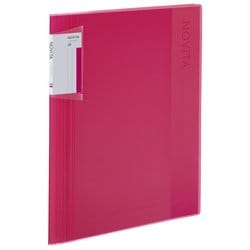 クリヤーブック ノビータ A4 60ポケット ピンク ラ-NV60P