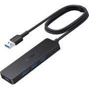 USBハブ Type-A Unity Slim series CB-H37-BK