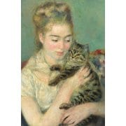 1000-083 猫を抱く女性 ルノワール [ジグソーパズル 1000ピース]