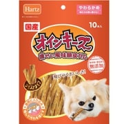 ハーツ オインキーズ 燻せい風味豚皮ガム ツイストタイプ やわらかめ [犬用おやつ 10本入 無添加]